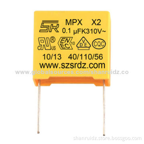 Brand New High-quality Shanrui Electronics Safety X2 Capacitor, 104K/310V, UL and VDE Marks